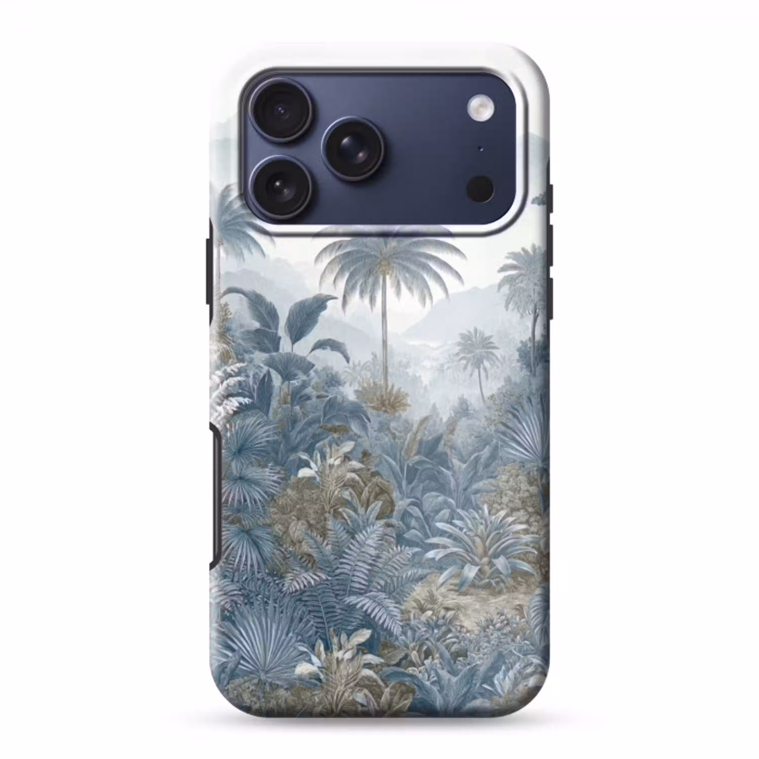 Jungle - Landschap - Blauw Toughcase MagSafe Apple iPhone 17 Pro Max klein -3d