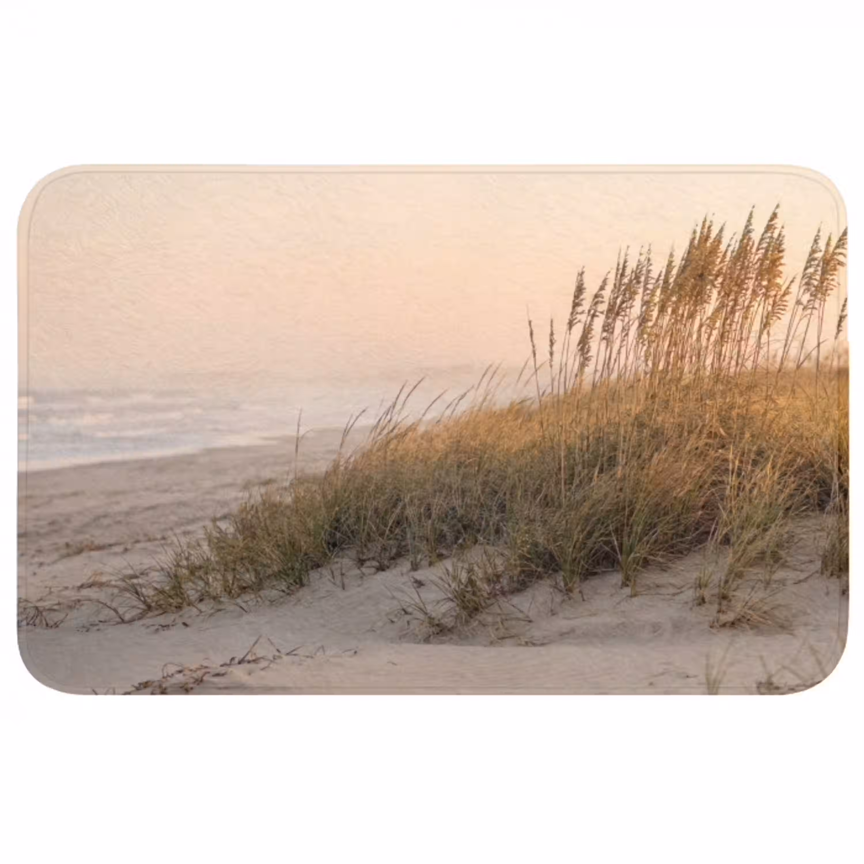 Duinlandschap - Zonsondergang - Strand Badmat middel -3d