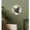 Bril - Hond - Kok Wandcirkel plexiglas klein -sfeer3