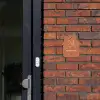 Terracotta - Klassiek Naambord Huisje klein -sfeer2