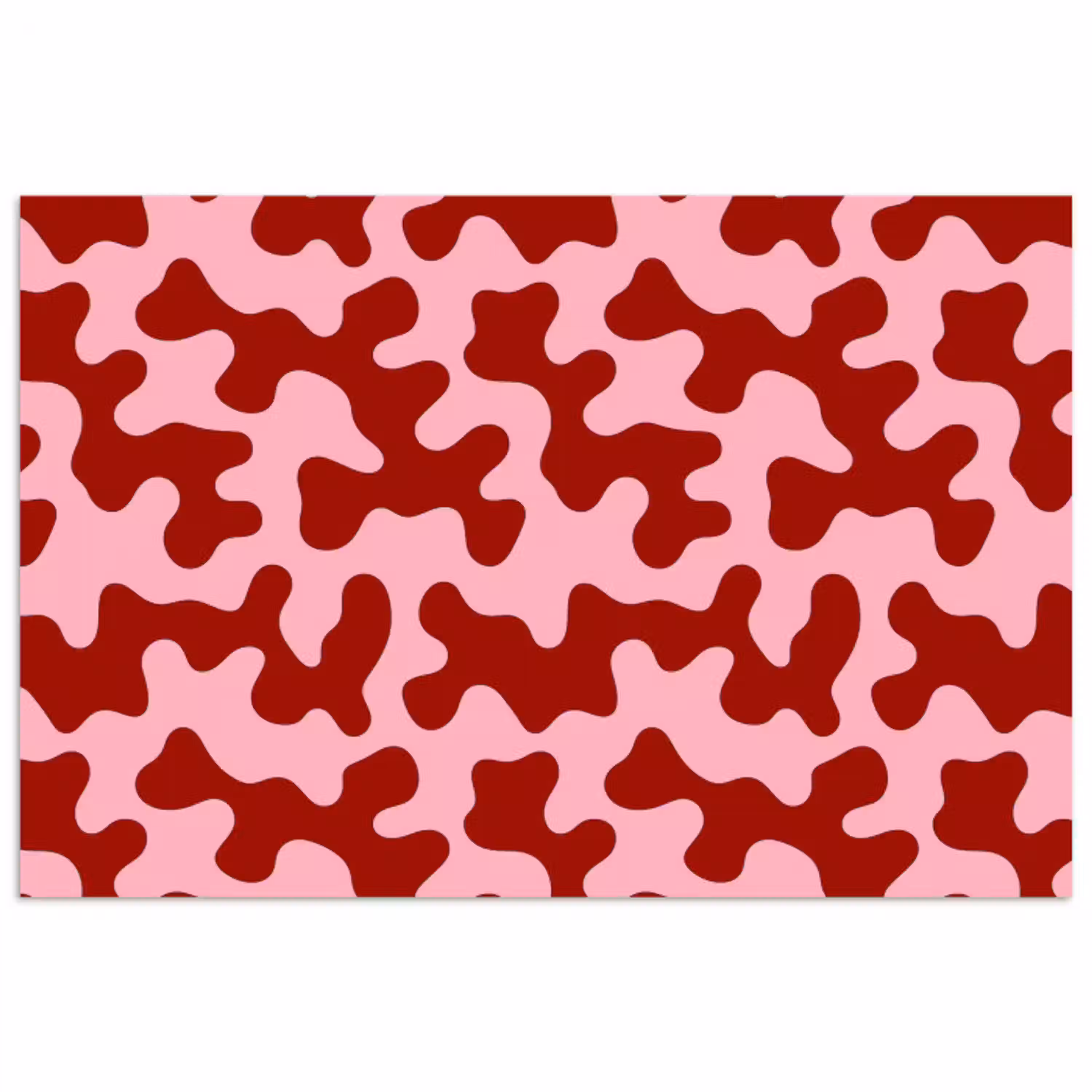 Modern - Abstract - Rood poster papier klein 62 -3d