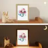 Zeemeermin - Roze - Luchtbellen Light Box met kabel klein -sfeer3_kind