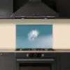 Paardenbloempluisje - Blauw - Lucht keuken achterwand spatscherm klein -sfeer1