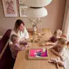 Pink - Hond - Bubbel Dienblad Rechthoek middel -sfeer4