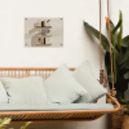 Plankjes - Boeken - Vaasjes - Planten tuinposter los doek klein -sfeer7
