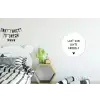 Last van lentekriebels - Spreuken - Quotes Wandcirkel aluminium klein -kinderkamer