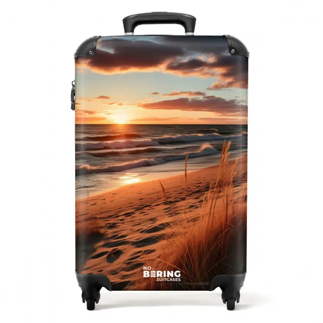 Zee bij zonsondergang NBS - Handbagage koffer - Unisex middel -productfoto_recht