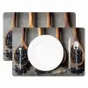Houten - Lepels - Rijst - Zaden Placemat vinyl groot -zzsfeer2_Kitchenyeah-website