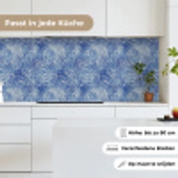 Modern - Abstract - Blauw keuken achterwand 2 middel 871 -sfeer4_DE
