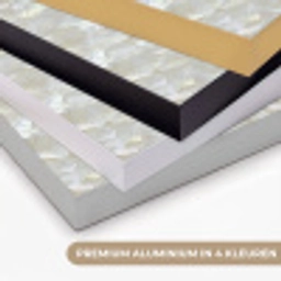Parelmoerglans - Wit - Schelp Textielframe zwart klein 947 -USP_kleurenNL