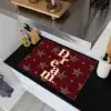 Sterren - Luipaardprint - Dream - Bordeaux Inductie beschemer met haakjes klein -sfeer1