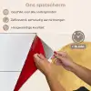 Bergsilhouetten - Gouden cirkel - Beige keuken achterwand spatscherm klein -spatscherm_NL