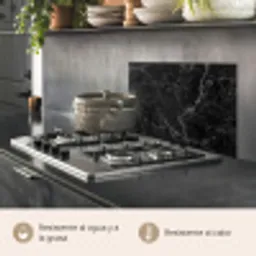 Marmer look - Luxe - Zwart keuken achterwand spatscherm klein -usp_ES