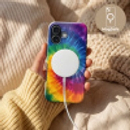 Regenboogkleuren - Spiraal - Kleurrijk Toughcase MagSafe Apple iPhone 17 klein -USP_MagsafeV