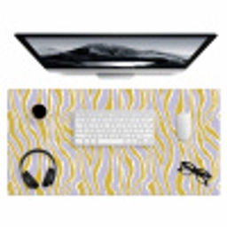Zebra - Modern - Meerkleurig Muismat XXL klein 681 -3d