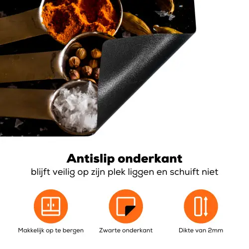 Maatlepel Melange Inductie beschermer vinyl 3mm klein -zzzzzzz-td-onderkant