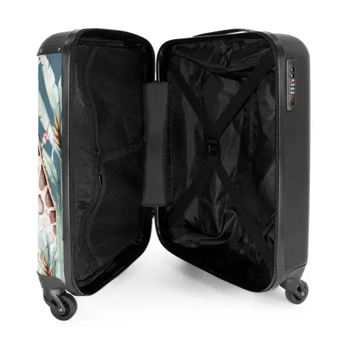 Jungle Dierenfeest NBS - Handbagage koffer - Unisex middel -binnenkant