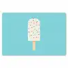 Ijsje - Stokje - Sprinkles - Lichtblauw Placemat vinyl groot -zzsfeer1_Kitchenyeah-website