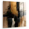 Modern - Zwart - Goud - Verf plexiglas 5mm klein -zzzproduct_nieuw