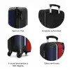 110 NBS - Handbagage koffer - Volwassenen Unisex middel zzzzzzzbolletjes_FR