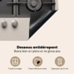 Gasfornuis - Koken - Beige Inductie beschermer vinyl 3mm klein -usfeer4_FR