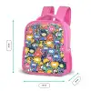 Beestjes met Grote Oogjes Kinderrugzak - Roze middel -productfoto_formaten
