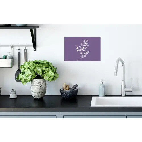 Tak - Sierlijk - Bladeren - Minimalistisch Muursticker klein -keuken