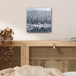 Bos - Reflectie - Meer - Winter - Serene plexiglas 5mm klein -sfeer4
