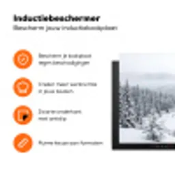 Rivier - Bevroren - Landschap - Winter Inductie beschermer vinyl 3mm klein -zzzzzzz-td-ups