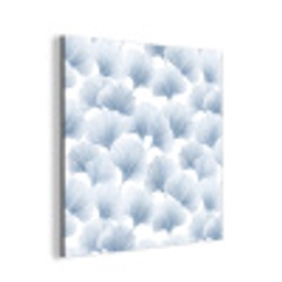 Waaier - Modern - Blauw aluminium wit klein 46 -3d