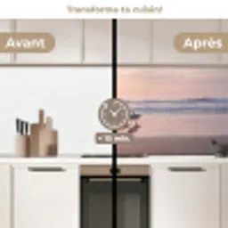 Zee - Vogels - Strand keuken achterwand 2 middel -voor-na2_FR
