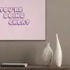 You're doing great - Roze - Bubble letters PET vilt klein -sfeer6_closeup