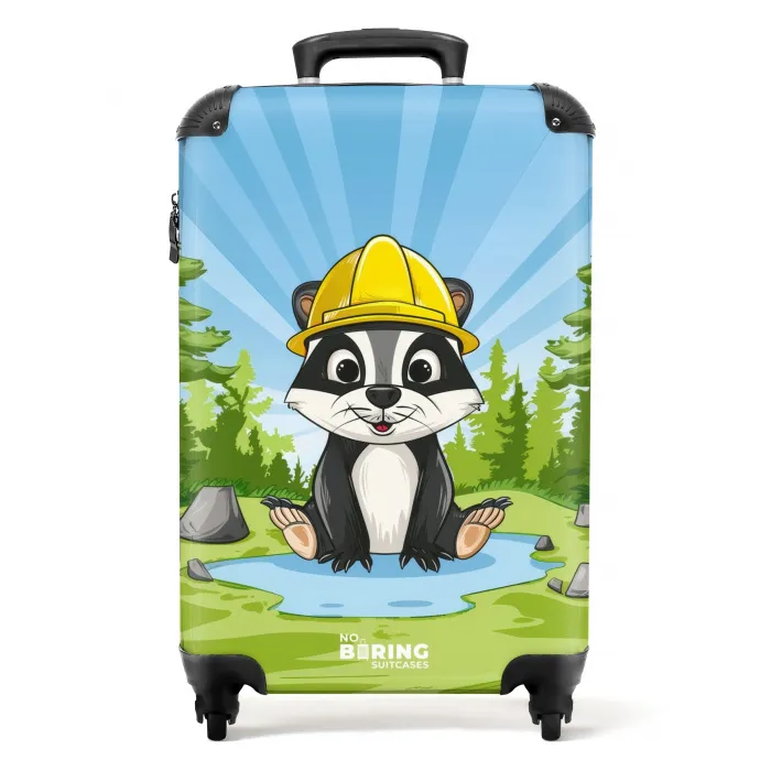 Wally werkbeer NBS - Handbagage koffer - Unisex middel -productfoto_recht