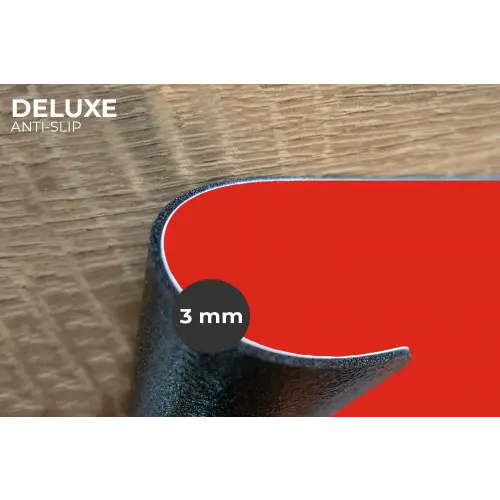 Rood - Kleur - Effen Placemat vinyl groot 368 -closeup
