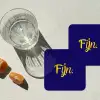 Blauw - Geel - Fijn onderzetter kurk middel -sfeer4