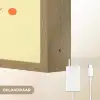 Nice - Oranje - Geel - Minimalistisch Light Box met batterij (Wandlamp) middel -USP_websiteoplaadbaarNL