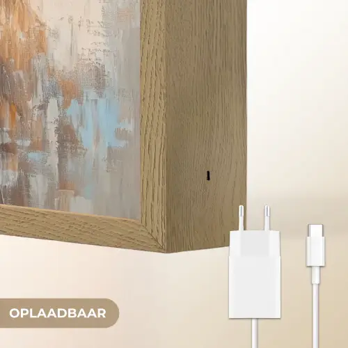 Schotse hooglander - Dieren - Koe - Street art Light Box met batterij (Wandlamp) middel -USP_websiteoplaadbaarNL