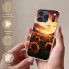 Zonnebloemen - Zonsondergang - Landschap Telefoonhoesje iPhone 17 Pro Max klein -sfeer3_NL