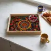Mandala - Cirkels - Patronen Dienblad Rechthoek middel -sfeer2