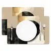 Harmonie in Vier Delen Placemat vinyl groot -zzsfeer2_Kitchenyeah-website