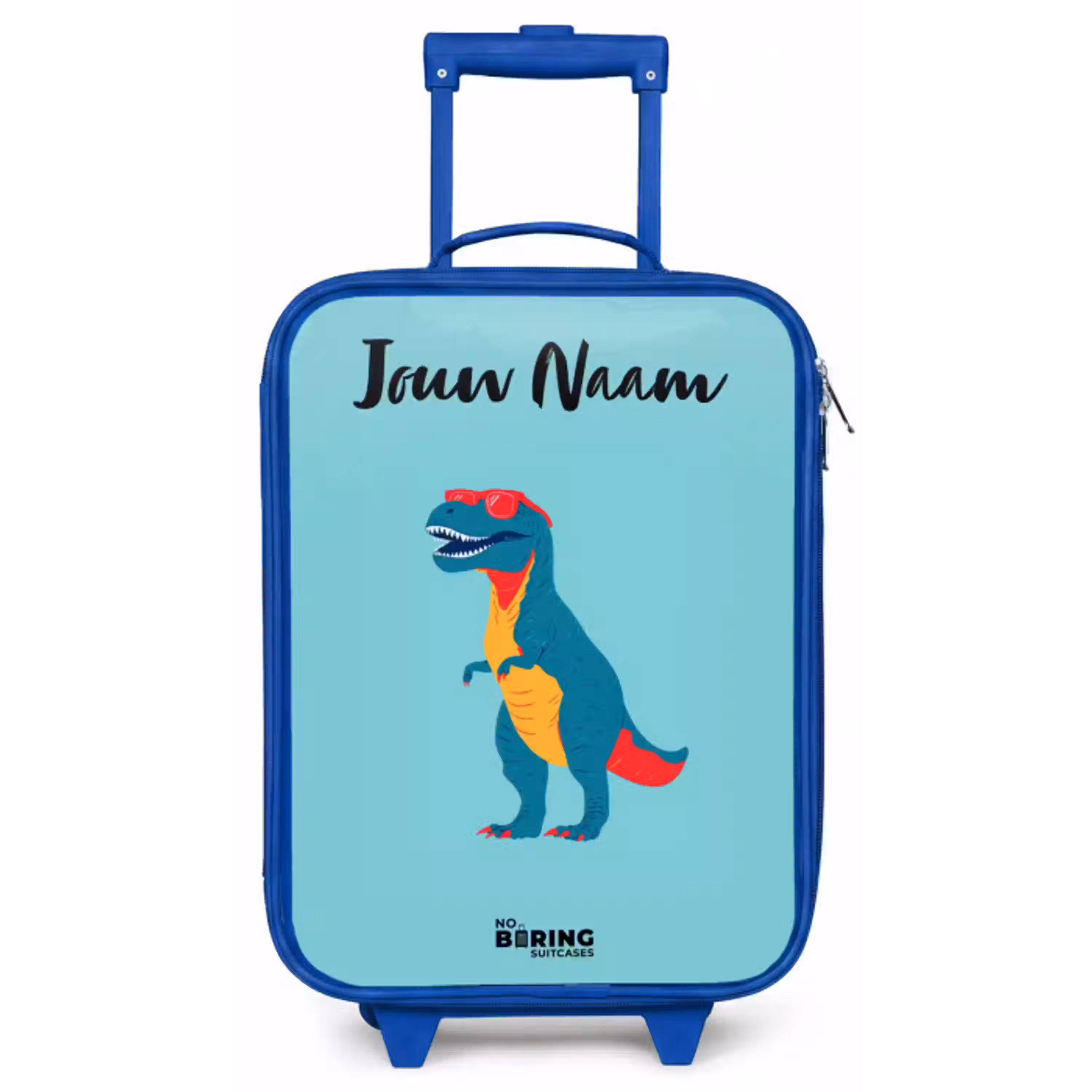 Dino - Dier - Zonnebril Kinderkoffer - Blauw klein -zz3dotto