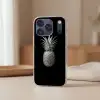 Ananas - Gedetailleerd - Bladeren Telefoonhoesje iPhone 17 Pro klein -sfeer2