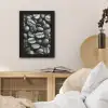 Koffiebonen - Zwart - Vintage PET vilt klein -sfeer3