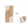 Symmetrische bocht - Koperkleurig fotobehang vinyl groot -3d