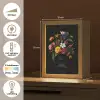Lente - Bloemen - Klassiek - Vaas Light Box met kabel (Tafellamp) klein -USP_NL