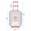 Prinses met een gouden kroon - Blauw Kinderkoffer - Roze klein -productfoto_formaten