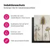 Botanische Elegance in Sepia Inductie beschermer vinyl 3mm klein -zzzzzzz-lf-ups