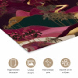 Magisch - Palmbomen - Goud poster papier klein 62 -closeup_NL
