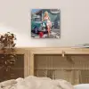 Auto - Vrouw - Groen plexiglas 5mm klein -sfeer4