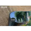 Kat - Vrouw - Bloemen - Huis Placemat vinyl groot -closeup